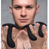 Master Series Pack de 3 plugs Trainer Silicone Dark Delights Noirs